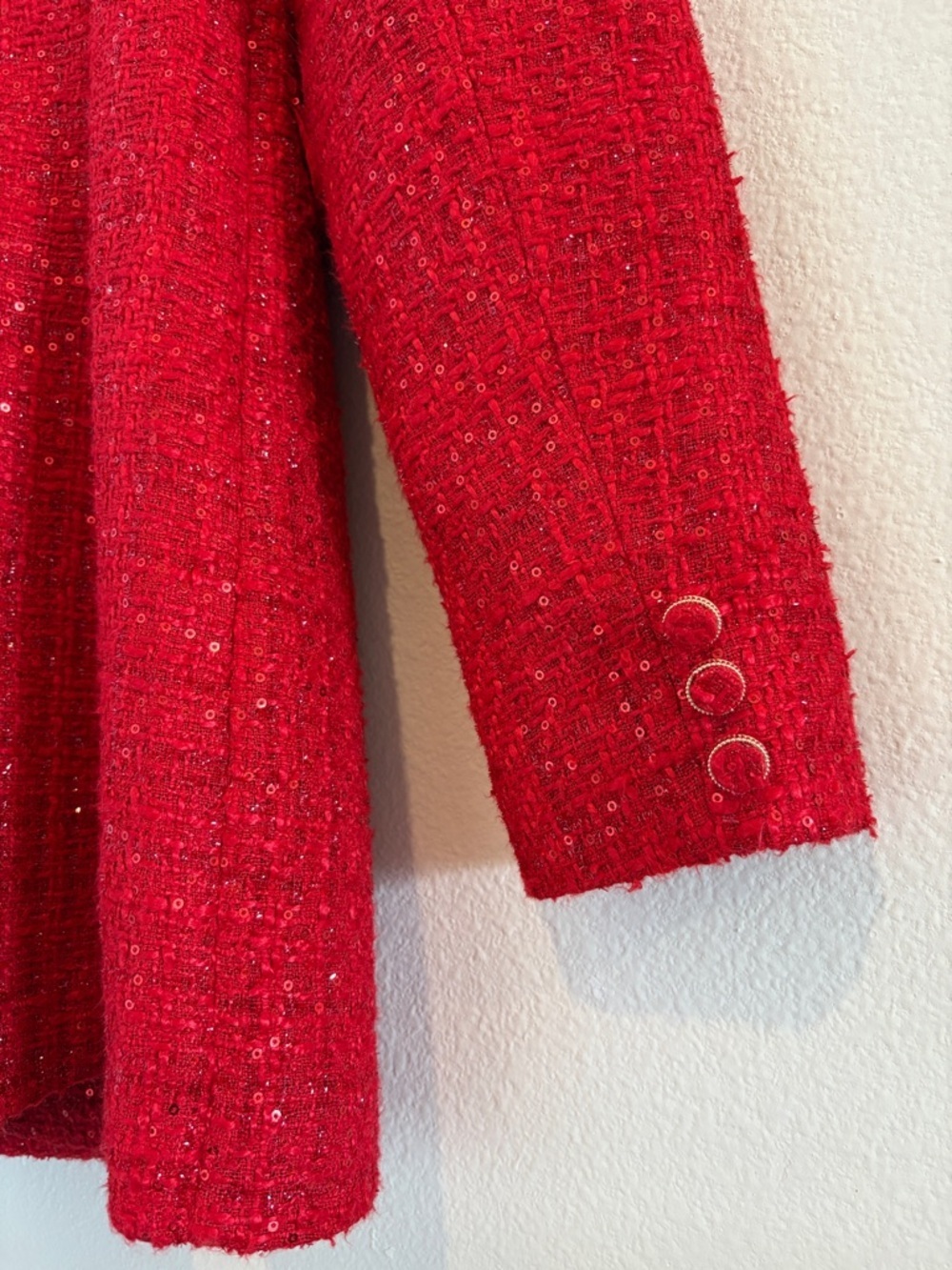 SEQUIN TWEED BLAZER ROMPER NWOT - Picture 10 of 10
